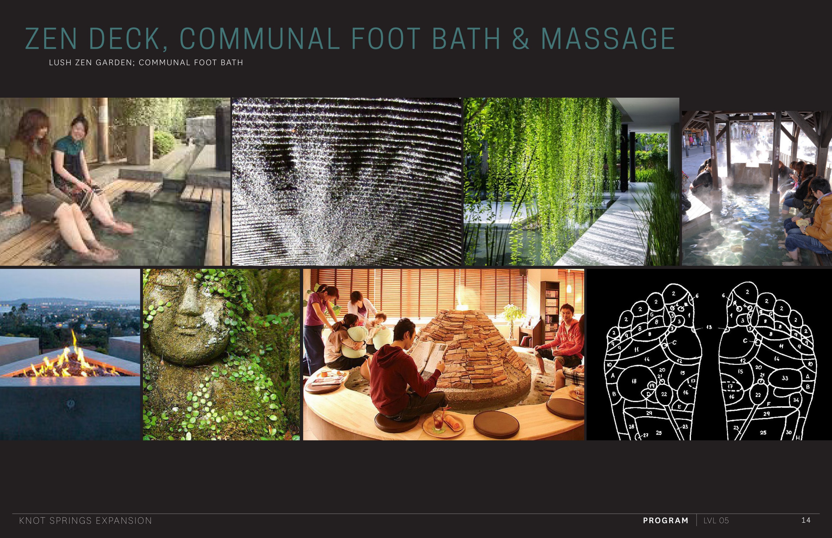 Zen Deck & Communal Foot Bath
