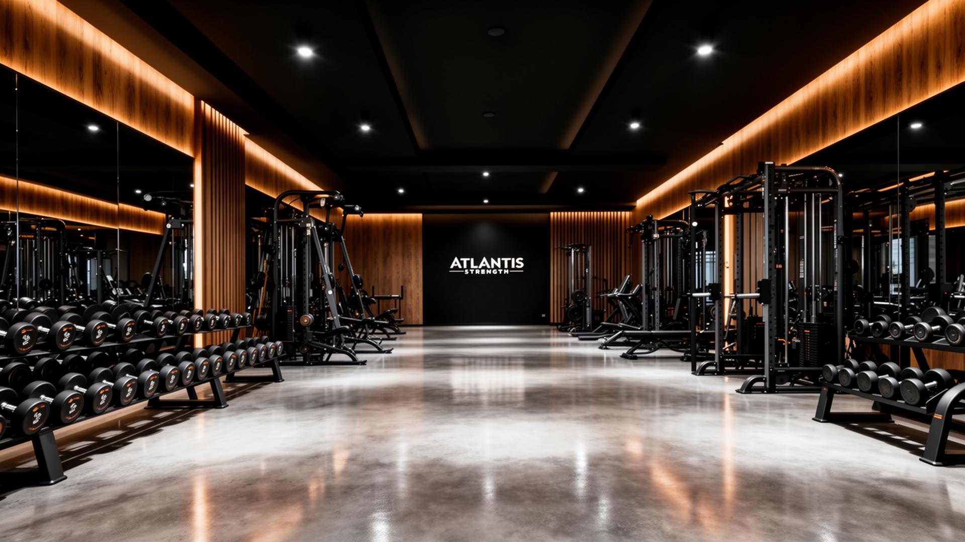 Gym training floor